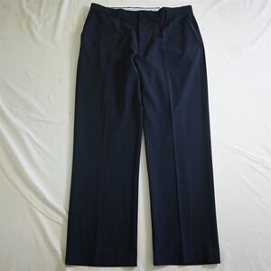 FootJoy 38x32‎ Navy Blue Flat Front Straight Performance Golf Mens Dress Pants